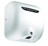 XLERATOR XL-BW Automatic High Speed Hand Dryer with White Thermoset (BMC) Cover and 1.1 Noise Reduction Nozzle, 5.6-6.2 A, 208/240 V