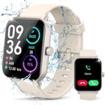 Hoowel Smart Watches for Men/Women, 1.8" Alexa Built-in Smartwatch with Bluetooth Call, Heart Rate/Sleep/SpO2 Monitor, IP68 Waterproof 100+ Sport Fitness Trackers, Compatible with Android & iPhone