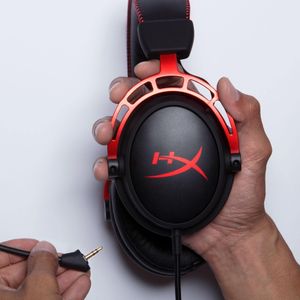 HyperX Cloud Alpha Gaming Headset – Red Stereo Over-Ear