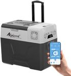 Alpicool CX40 40L Compressor Car Refrigerator, Portable Camping Fridge DC 12v Freezer for Truck, Campervan, RV, Boat, -20℃ to 20℃, with Telescopic Handle, USB Socket