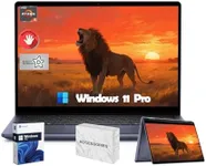 Dell - Inspiron i7445 Touchscreen 2-in-1 Laptop，14" FHD Display, AMD Ryzen5 8640HS, Backlit Keyboard, Fingerprint, 16 GB DDR5, 512 GB SSD, Windows 11 Pro, w/Accessories