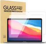 avakot 2 Pack Tempered Glass Screen Protector for MacBook Pro 13.3 Inch 2020 | Screen Protector for Macbook Air 13 M1 Ultra Thin Tempered Film for MacBook Air 13.3 Touch Sensitive Anti-Scratch