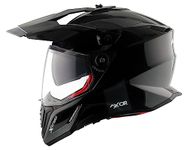 Axor X-Cross Dual Visor SC Motorbike Helmet Black Red-L