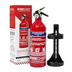 Multi Purpose Powder Fire Extinguisher – Ready to Use in Seconds – 1kg ABC Fire Extinguisher for Home & Kitchen Use – 5 Year Guarantee – Firechief Travel Extinguisher for Cars, Campervans & Caravans