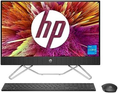HP All-in-One, 12th Gen Intel Core i5-1235U (8GB RAM,512GB) Anti Glare, 24''(60.5 cm) FHD Windows 11, MSO, Black, 5.37kg, Wireless Keyboard and Mouse Combo, IR Privacy Camera, 24-cb1907in