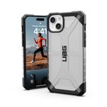 UAG Case Compatible with iPhone 15 Plus Case 6.7" Plasma Ice Rugged Transparent Clear Military Grade Drop Tested Protective Cover by URBAN ARMOR GEAR