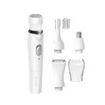 Conair GIRLBOMB All-in-One Face/Body Trimmer and Shaver Set for Women, Wet/Dry, Rechargeable
