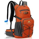 N NEVO RHINO Multipurpose Hydration Backpack with 3L Water Bladder, High Flow Bite Valve, Perfect Water Backpack 18L for Hiking, Cycling