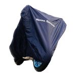 Royal Enfield 1990643 Bike Cover, Water Resistant, Navy, Compatible for all the models of Royal Enfield