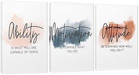 3 Piece Inspirational Canvas Wall A