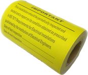 100x Periodic Inspection & Test Electrical Safety Label Roll 75x50mm