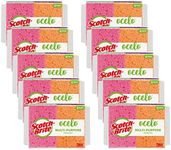 ocelo Cellulose Sponge, 4-Sponges/Pk, 10-Packs, (40 Sponges Total)