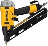 DEWALT Pneumatic Finish Nailer, 15-Gauge, 1/4 in., Corded (DWFP72155)