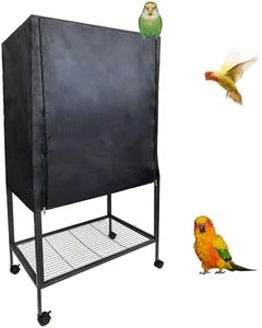 sinopet Large Bird cage Covers for Night,53 inches Bird cage Accessories,Zipper Parrrot Cage Cover for Winter,Universal Waterproof Cover for cage, for Parakeet Cage,