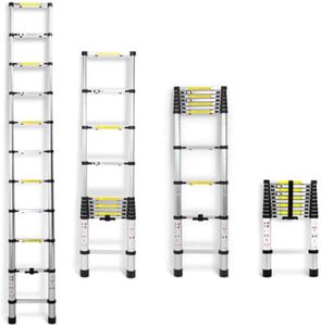 Telescopic Loft Ladder 3.2m – Stainless Steel, Space-Saving Design