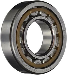 SKF NU 205 ECP/C3 Cylindrical Roller Bearing, Single Row, Removable Inner Ring, Straight Bore, High Capacity, C3 Clearance, Polyamide/Nylon Cage, Metric, 25mm Bore, 52mm OD, 15mm Width