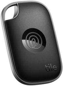 Tile by Life360 Pro (2024) - Powerful Bluetooth Tracker, Key Finder, Item Locator for Keys, Bags and More. Both iOS and Android Compatible. Phone Finder. 1-Pack (Black)