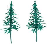 Anniversary House 2pcs Fir Trees Plastic Cake Topper Picks Christmas Cake Decorations, Christmas Cake Toppers, Yule Log Decorations, Traditional Non-Edible Decorations, BX191 UK