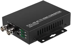 TVI/CVI/AHD to HDMI Converter Adapter, Full HD 4K 720P/1080P/3MP/4MP/5MP/8MP BNC to HDMI Video Converter for Monitor HDTV DVRs, Convert TVI CVI AHD CVBS BNC Video Signal to HDMI