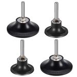 4 Pack 2”, 3” Disc Pad Holder with 1/4” Shank for Roloc, Polishing Round Rotating Tools, Ancirs