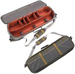 Aventik Multi-Function Fishing Rod&Gear Case All in One Easy Carry Super Light Weight Compartment Adjustable(Fly Rod and Reel case)