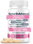 SilymarinAdvanced Liver Health Supplement for Large Dogs - Milk Thistle for Dogs Liver Support with S-Adenosylmethionine (Same) & Silybin - Liver Detox for Dogs - 30 Tablets