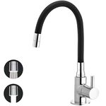 ALTON GRC3756 Brass Swan Neck with Dual Flow Flexible Swivel Spout, Chrome Finish