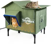 TENDWARE Outdoor Cat House Heated C
