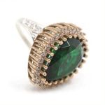 Special Handmade Ottoman Design Emerald 925 Sterling Silver Ring, Antique Hurrem Ring in different size