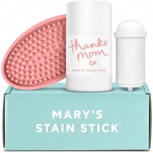 Mary’s Stain Remover Bundle Set (Stick + Scrub Base + Refill) Natural & Effective 2-Part Laundry Stain Remover, Only 6 Ingredients, For Baby, Kids, Blood, Expo Marker, Grass