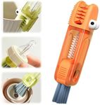 2024 New 3 in 1 Cup Lid Cleaning Brush,Crevice Cleaning Brush Set for Baby Bottle Gap Tight Spaces Cup,3 in 1 Multifunctional Cleaning Brush Portable Cup Lid Cleaner with Brush(C)