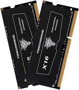 Yongxinsheng 16GB Kit (2x8GB) DDR3L / DDR3 1600MHz CL11 SODIMM Laptop Memory PC3L-12800 / PC3-12800 204Pin 1.35V / 1.5V 2Rx8 Dual Rank Non-ECC Unbuffered Notebook PC Computer Memory RAM Module Upgrade