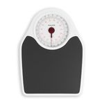 Salter 145 BKDR Doctor Style Bathroom Scale - Mechanical Weighing Scales For Body Weight, Easy Read Dial & Rotating Pointer, Large Platform With Non-Slip Mat, Weighs Up To 150 kg/ 23 st 7 lbs