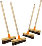 Strong Handle Stiff Deck Scrubber Brush For Decking, Cleaning & Gardens With Hard Bristles (1)