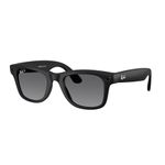 Ray-Ban Meta (Gen 2) Wayfarer AI Glasses for Men, Women — 12 MP Camera, 3K Ultra HD Video, Open-Ear Audio, Meta AI — 2X Battery Life — Matte Black/Polar Gradient Graphite Lenses