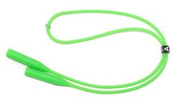 Sunshades Spectacle Rope Band Long Silicone Band Retainer Eyeglasses Strap Holder Waterproof Glasses Retainer, Sports Sunglasses Silicone Holder Chain for Men Women and Kids (Green, 2)