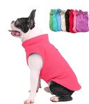 JACKO & CO - Fleece Vest Sweater with Leash Ring - Soft Lightweight Breathable for Puppies Small Medium Dogs, Kitten, Cats, Chihuahua - Warm for Fall/Autumn/Winter (Pink, S)