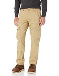 Carhartt Men's Force Relaxed Fit Ripstop Cargo Work Pant 105296, Dark Khaki, 34W x 32L