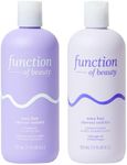 Function of Beauty Customizable Shampoo & Conditioner Set for Wavy Hair, 11 oz Each - Sulfate-Free, With Fermented Rice Water to Strengthen & Argan Oil to Enhance Glossiness & Natural Shine