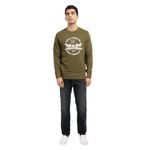 Levi's Men's Cotton Crew Neck Regular Sweatshirt (59638-0154_Dark Olive_L)