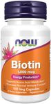 NOW Supplements, Biotin 1000 mcg, 100 Capsules