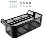 GiantexUK ATV Rear Drop/Front Cargo Basket, Heavy-Duty Metal Mesh Luggage Carrier Rack, Quad Universal Cargo Tray Box Storage Basket for Hunting Fishing (Rear Drop Basket, 104 x 67 x 32cm)