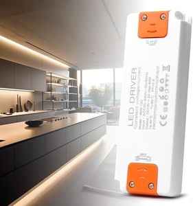 BRIMETI LED Driver 12V 60W LED Transformer 5A Slim LED Power Supply Adapter AC 240V to 12V DC Low Voltage, Constant Voltage, Suitable for LED Light Strip