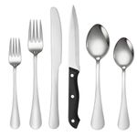 Flatware Set With Steak Knives