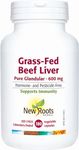 New Roots Herbal - Grass-Fed Beef Liver Pure Glandular 600mg, 180 Capsules - Helps to Maintain and Support Immune Function - Support Healthy Liver Function