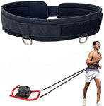 CORECISE Weighted Training Waist Belt for Pulling Sled and Tires,Workout Belt for Speed Parachute (Waist Belt)