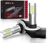 BRISHINE 889 881 LED Fog Light Bulbs 6000K Xenon White, Extremely Bright 3030 Chips 898 888 862 896 886 894 LED Bulbs with Projector for Car Fog Lights, Daytime Running Lights DRL(Pack of 2)