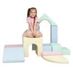 IGLU Set 21 Soft Play Forms Soft Play Equipment Climb and Crawl (Pastel)