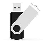 Aiibe 128GB USB Flash Drive USB Stick 128 GB USBThumb Drive Pen Drive with Swivel Design Memory Stick with LED Light USB Drive with 128GB, Black