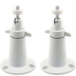 Arlo Mount /Arlo Pro Mount(2 Pack, Metal), BFYTN Security Camera Metal Wall/ Ceiling Mount, Adjustable Indoor/Outdoor Mount for Arlo, Arlo Pro, CCTV Camera and Other Compatible Models (White)